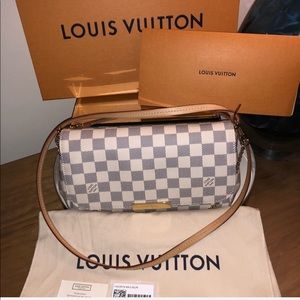 Louis Vuitton Favorite MM Damier Azur Crossbody